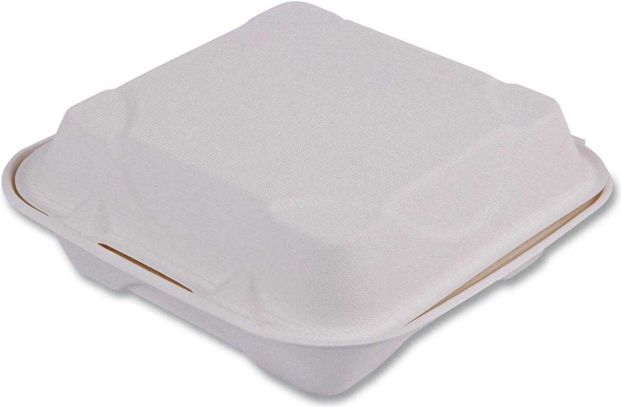 Alt view image 8 of 8 - Eco-Products Vanguard Clamshell Box 200/Carton (EP-HC81NFA) EPHC81NFA