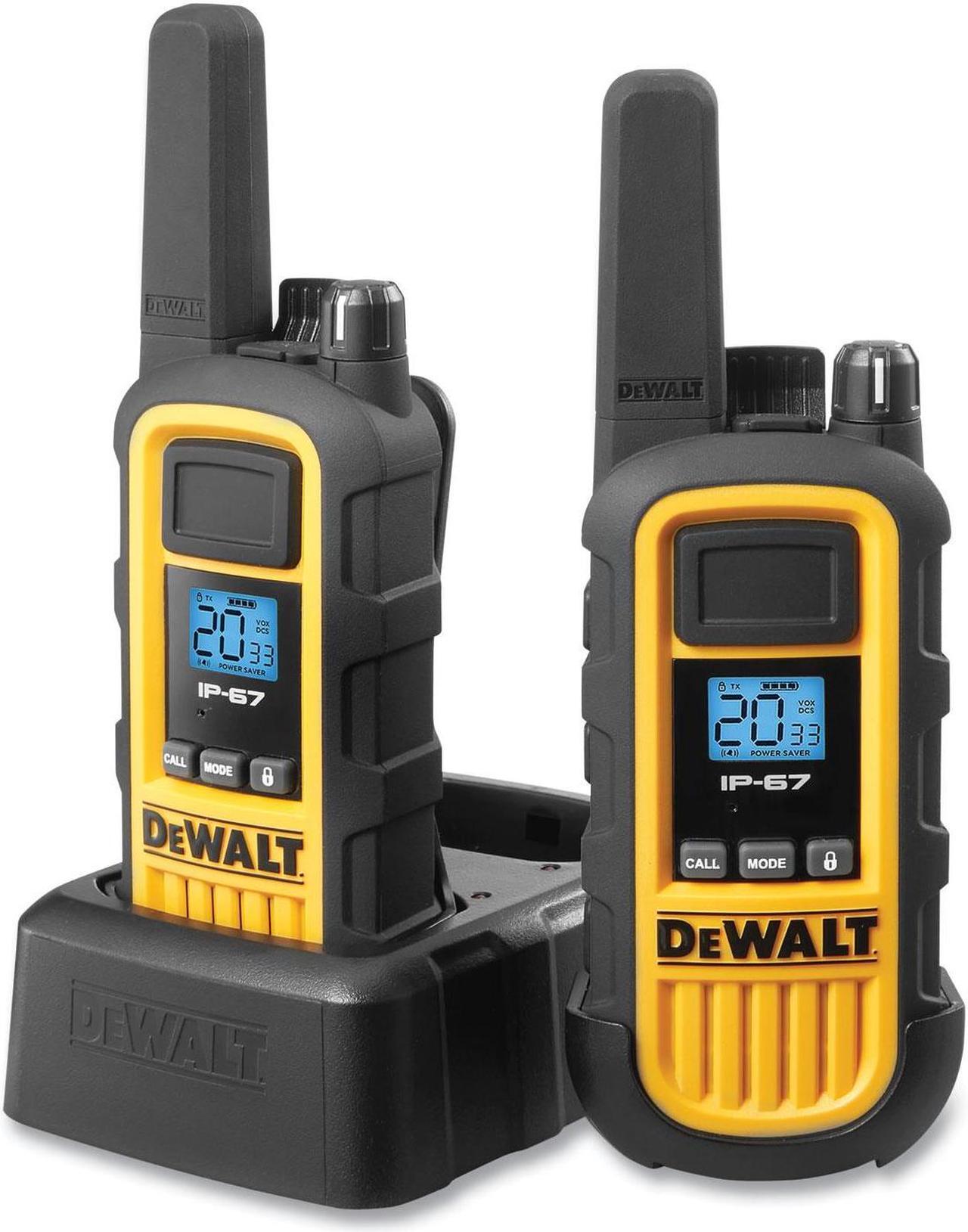 Main image of DEWALT DXFRS800 2 Watt Heavy Duty Walkie Talkies 2 Pack