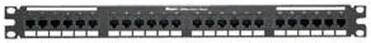 Alt view image 4 of 5 - Panduit DP24688TGY Panduit DP6 24 Port Cat6 Network Patch Panel - 24 x RJ-45 - 24 Port(s) - 24 x RJ-45 - 24 x RJ-11 - 1U High - Rack-mountable