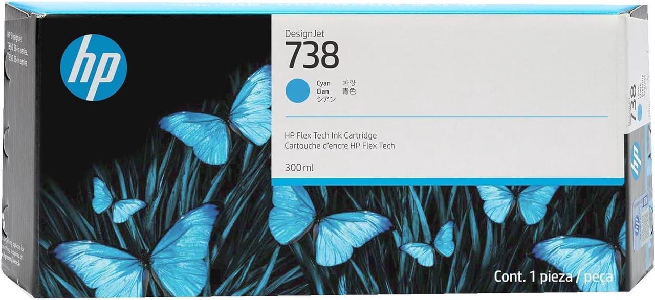 Alt view image 3 of 3 - HP 738 DesignJet Ink Cartridge - 300ml