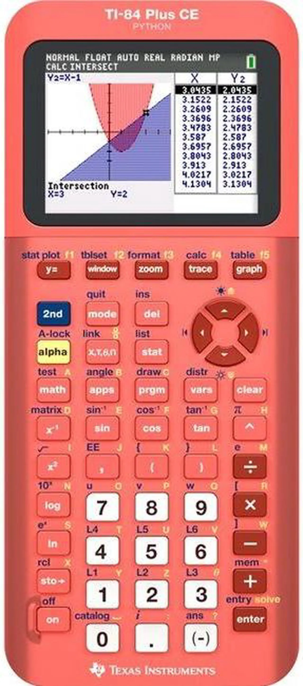 Main image of Texas Instruments TI-84 Plus CE Python Teacher Pack Yellow 10-Pack TI84PLUSCEPYTPK