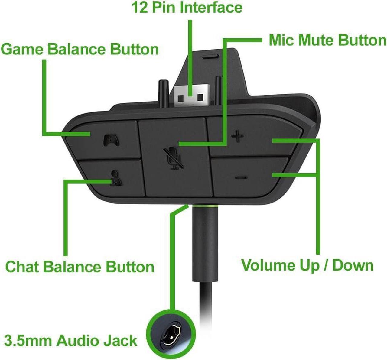 Alt view image 7 of 7 - Official Xbox One Stereo Headset with USB Adapter CZ2-00013