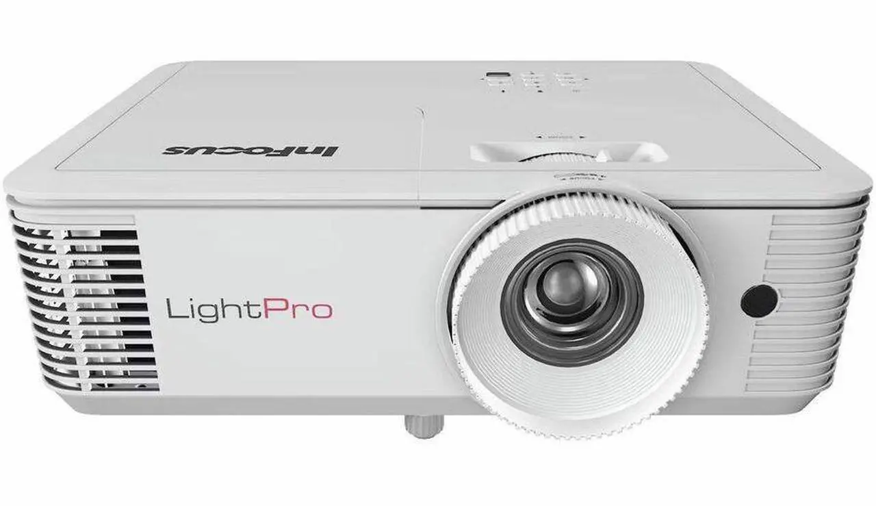 Alt view image 9 of 9 - InFocus Genesis IN0004SL 3D Standard Throw DLP Projector - 4:3 - Portable - 1024 x 768 - Front - 1080p - 15000 Hour Normal Mode - XGA - 30,000:1 - 4000 lm - HDMI - USB - Room, Presentation, Cinema, Ga