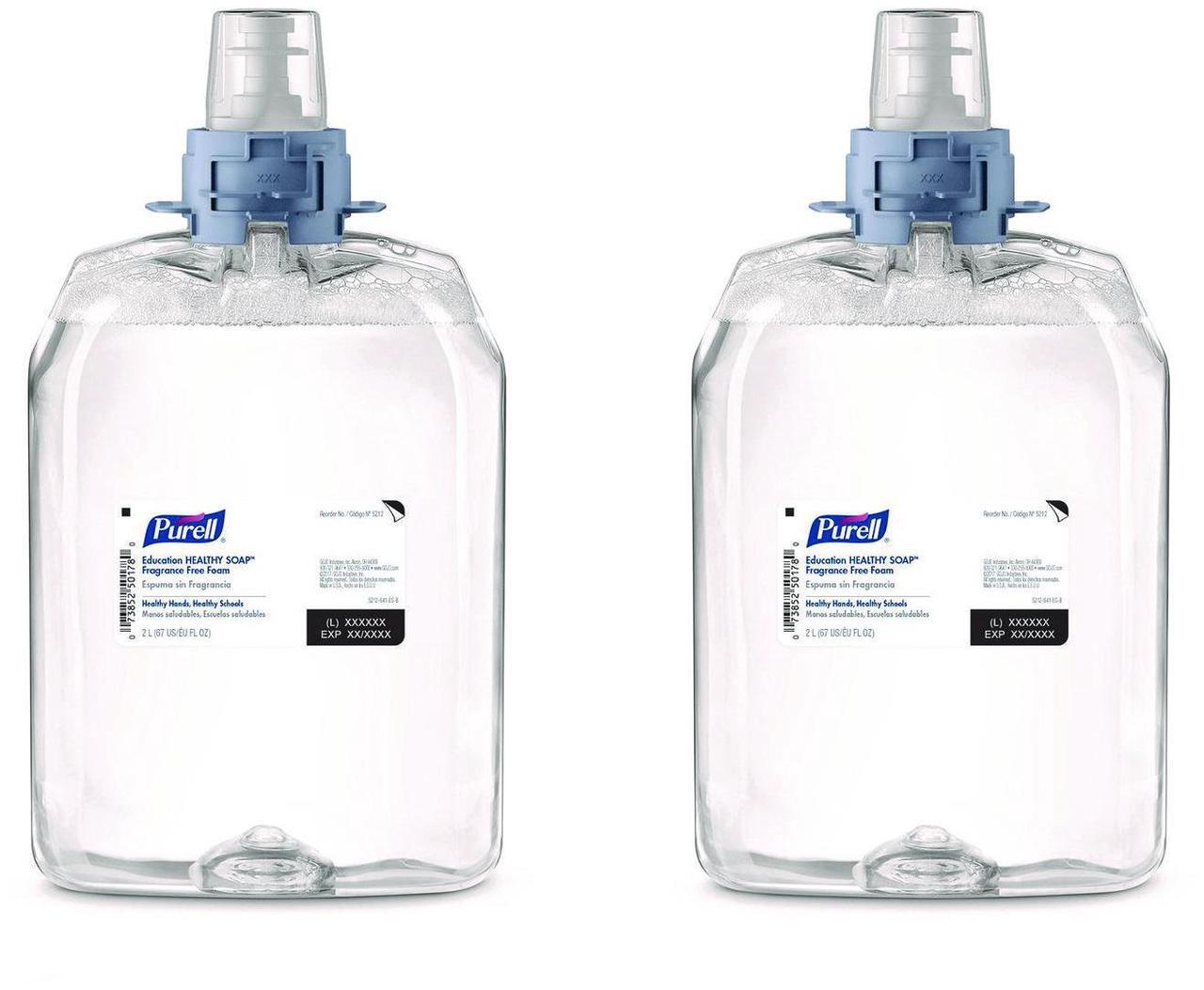 Alt view image 4 of 7 - Gojo GOJ521202 Purell FMX-20 Education Fragrance Free Foam Soap, Clear