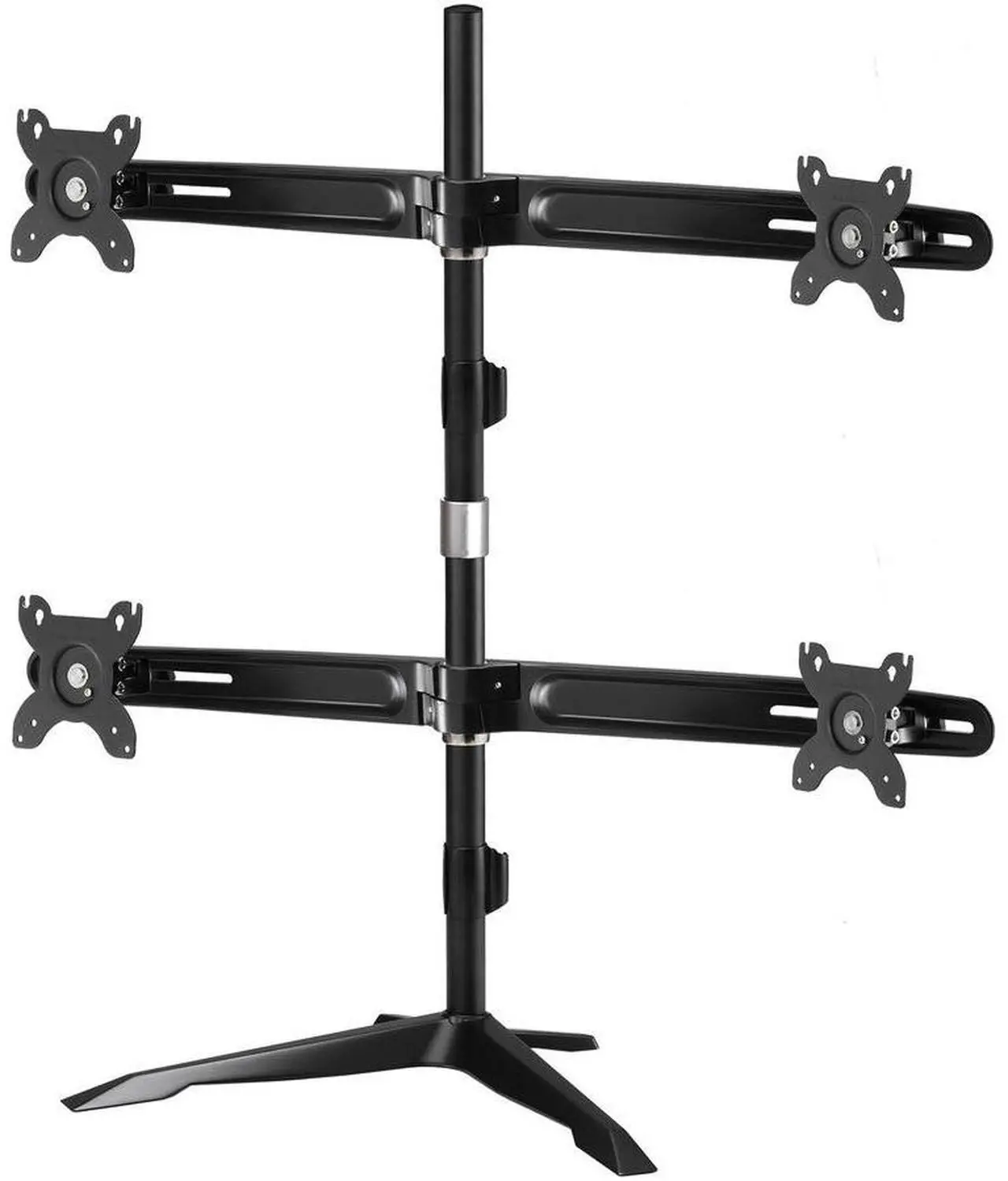 Alt view image 3 of 3 - Amer Mounts AMR4S30 | Quad 32 Monitor Mount Stand | Supports 17 - 32" Monitors