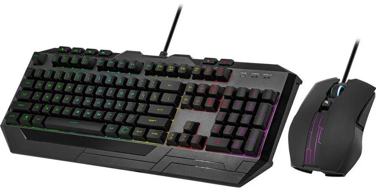 Alt view image 9 of 9 - Cooler Master Devastator 3 RGB Gaming Combo - USB 1.1 Type A Membrane Cable Keyboard - Black - USB 2.0 Cable Mouse - Optical - 4800 dpi - Symmetrical - Compatible with PC