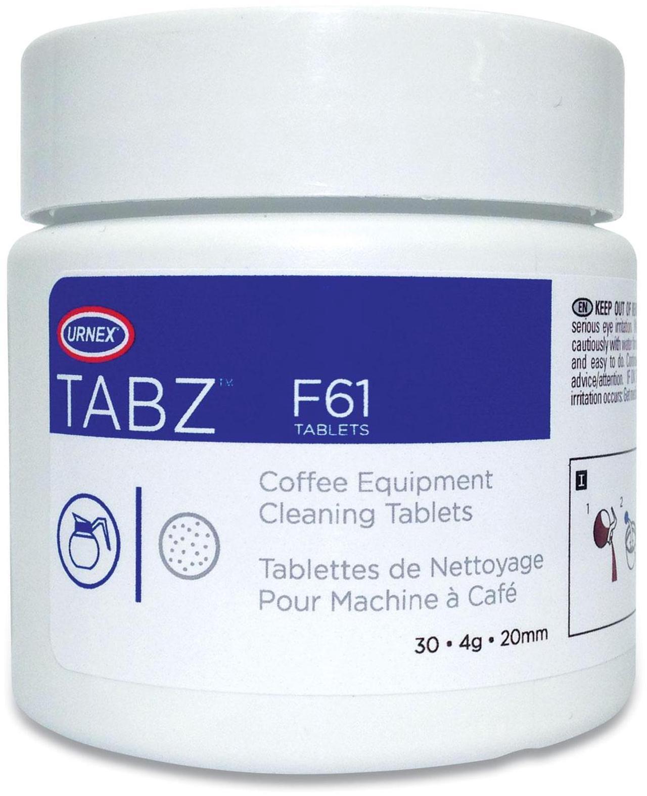 Main image of Tabz Coffee Equipment Cleaning Tablets 0.14 oz Tablet 30 Tablets/Jar UBI60031