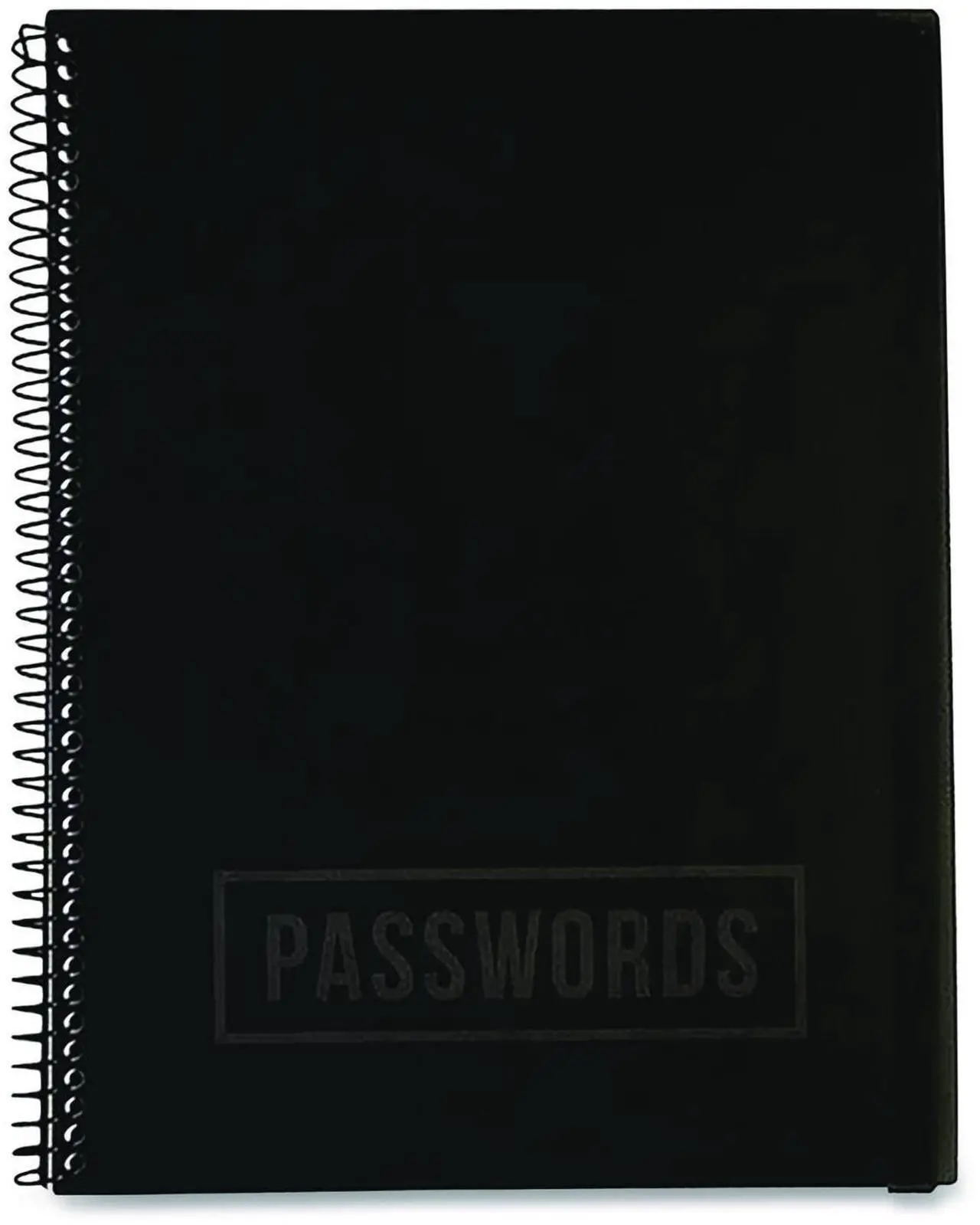Alt view image 12 of 18 - Re-Focus the Creative Office Large Password Keeper Book, 7.5x10", Black