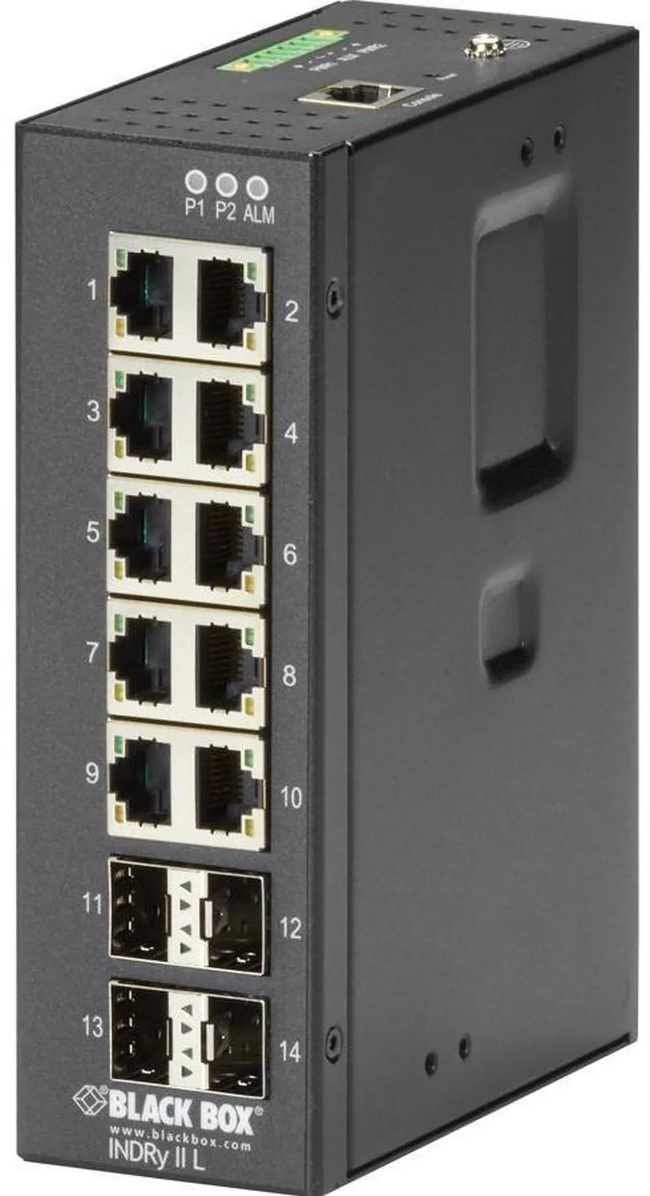 Alt view image 4 of 12 - BLACK BOX LIG1014A GIGABIT ETHERNET (1000-MBPS) EXTREME TEMPERATURE MANAGED SWITCH - (10) 10/100/10
