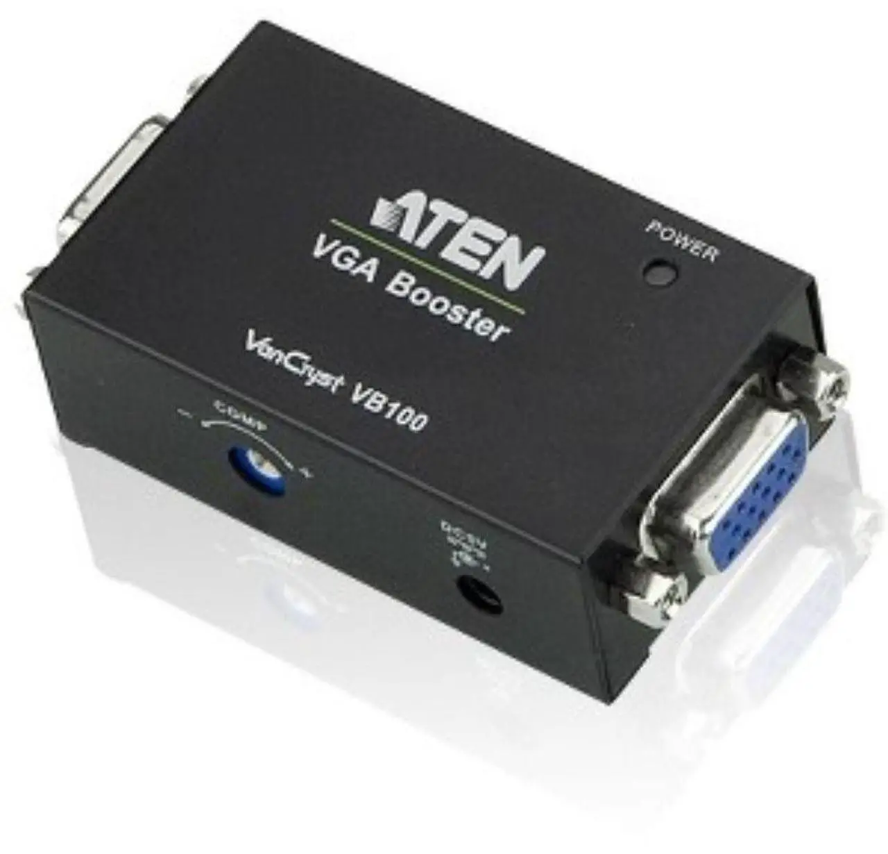 Alt view image 3 of 9 - Aten VB100 The Vga Booster Amplifies The Vga Signal From A Source Device