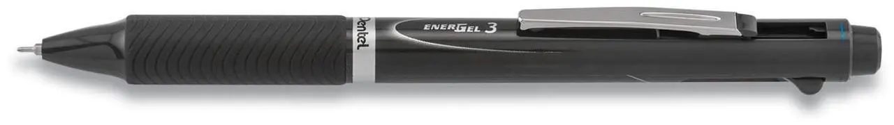 Main image of Pentel EnerGel 3 Multi-Color Gel Pen Retractable Fine Black/Blue/Red Ink BLC35N