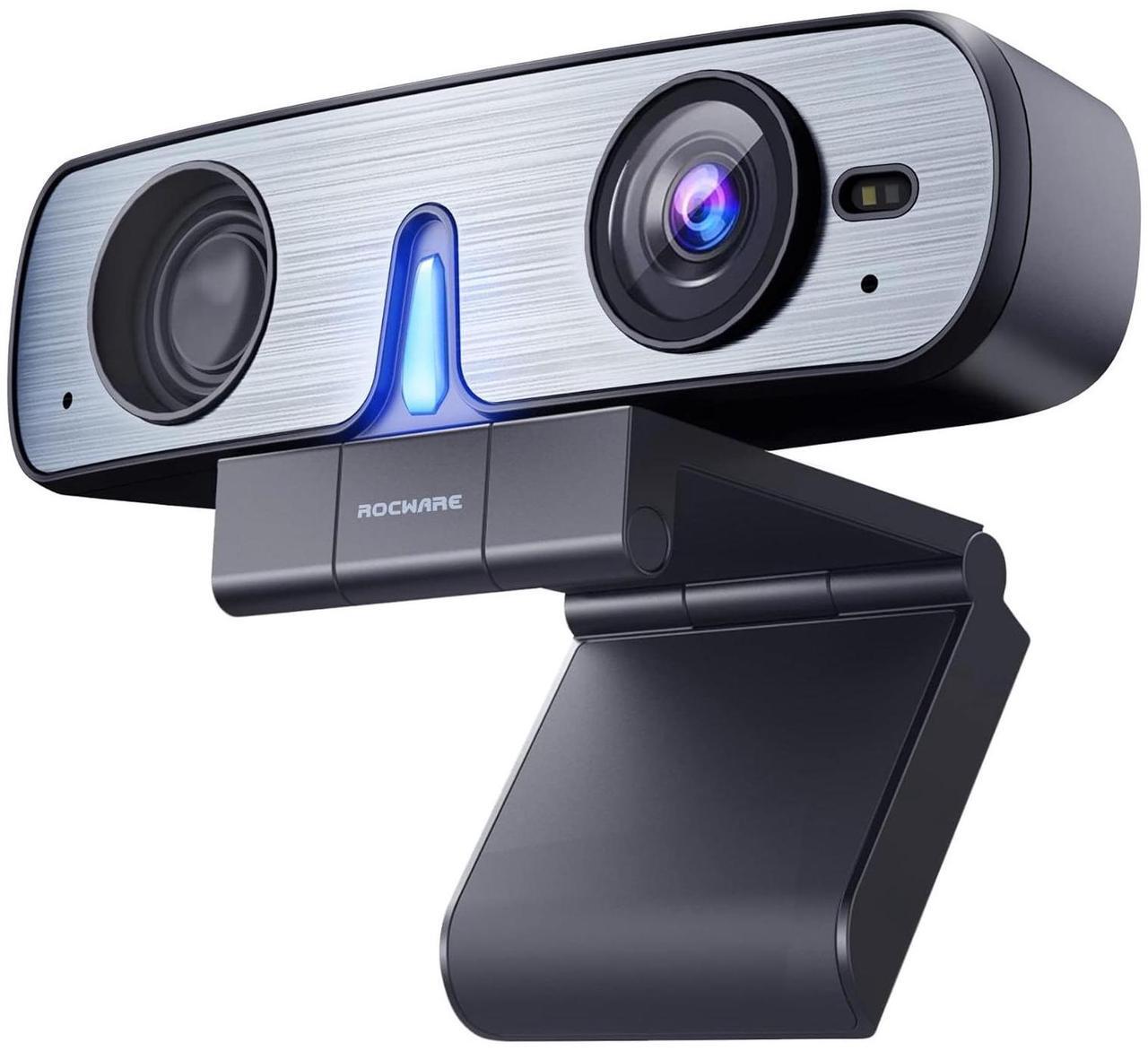 Alt view image 10 of 20 - ROCWARE RC08 Auto-Focus Webcam with Microphone Speaker