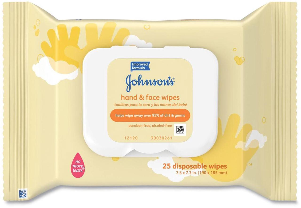 Main image of Hand and Body Wipes Travel Pack 1-Ply Nonwoven Fiber 7.3 x 7.5 Unscented White 25 Wipes/Pack 111773900
