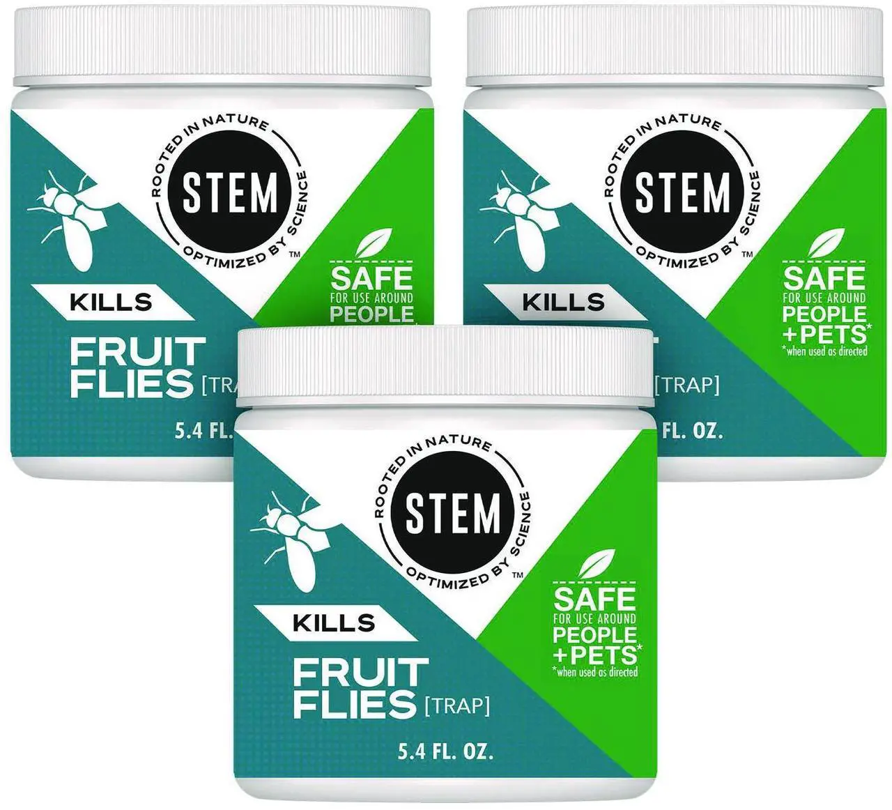 Main image of STEM Fruit Flies Trap 5.4 oz Jar 8/Carton 329965