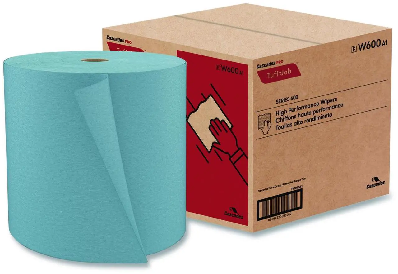Main image of Tuff-Job Spunlace Towels Blue Jumbo Roll 12 x 13 955/Roll W600