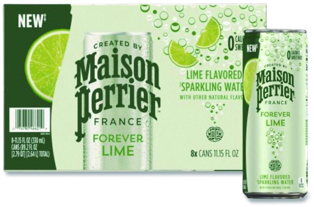 Main image of Maison Perrier Sparkling Water11.15 oz Can Lime 8 Cans/Box 12575240