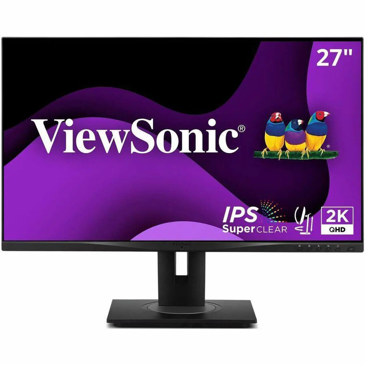 Alt view image 15 of 20 - ViewSonic VG2748A-2K 27 Inch IPS QHD Ergonomic Monitor with Ambient Light Sensor, Auto Screen Dimmer, Screen Privacy Alert, USB HUB, DisplayPort, HDMI, and VGA for Home and Office