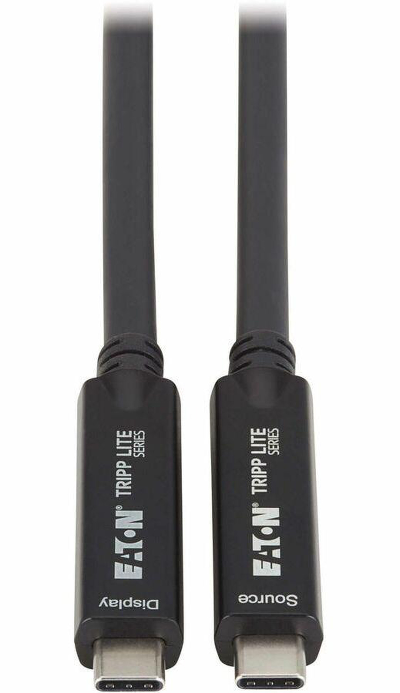 Open Box: Eaton Tripp Lite Series USB-C to USB-C Full-Function Fiber Active Optical Cable AOC USB 3.2 Gen 2 10 Gbps 8K HDR 4:4:4 60W PD Charging M/M Black 7.5 m 24.6 ft. U420F7P5M - Newegg.com - Open Box condition - Image 2