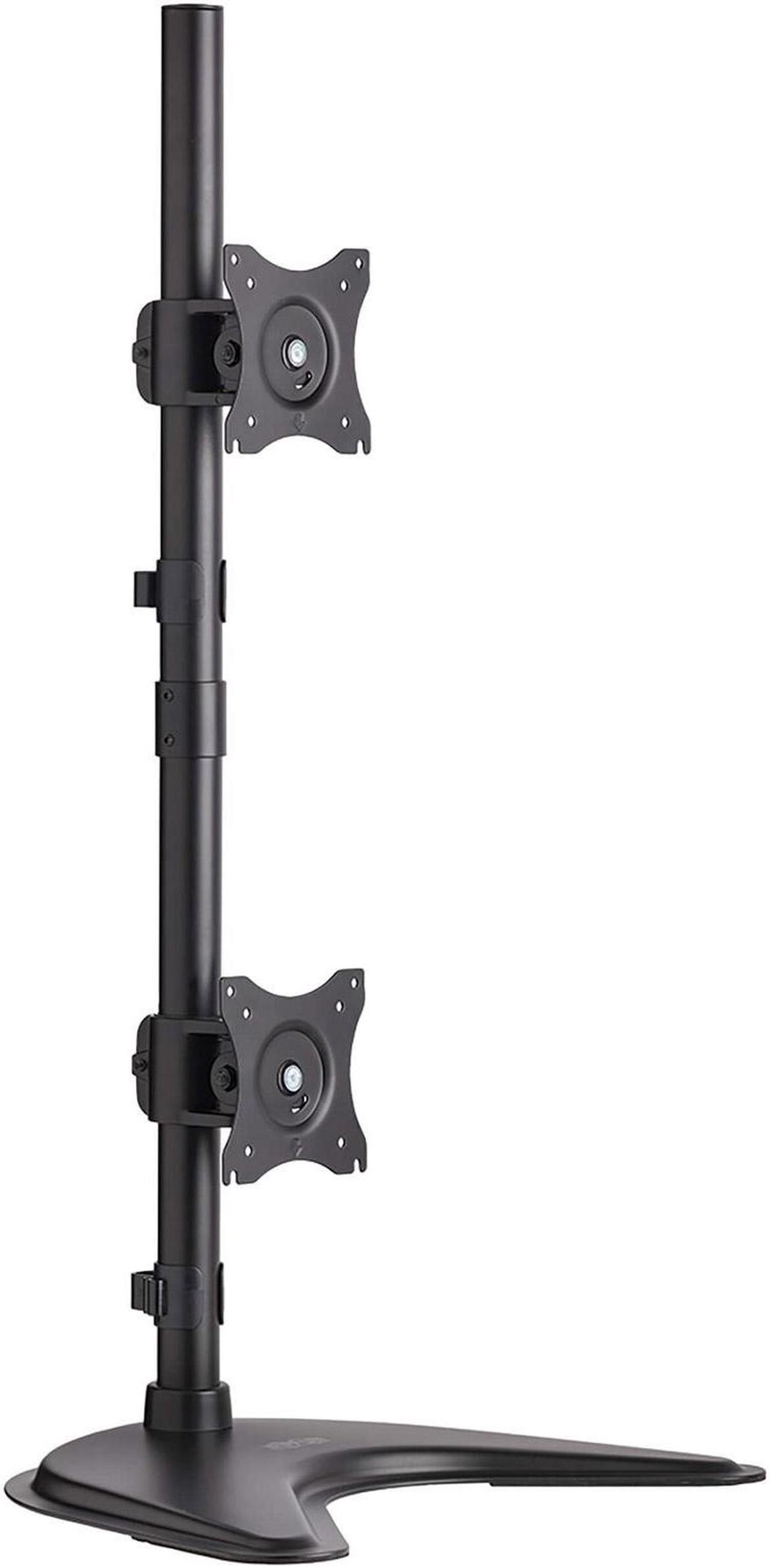 Main image of Tripp Lite Dual Vertical Flat-Screen Desk Stand/Clamp Mount, 15" to 27" Displays