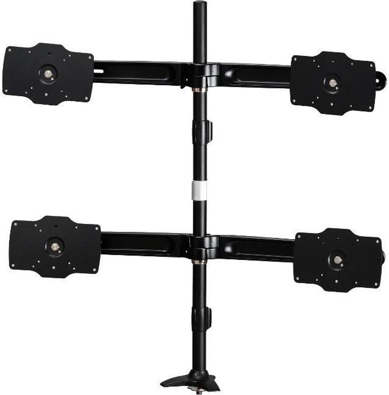 Quad Monitor Pole Mount (Grommet Style) Max 32" Display