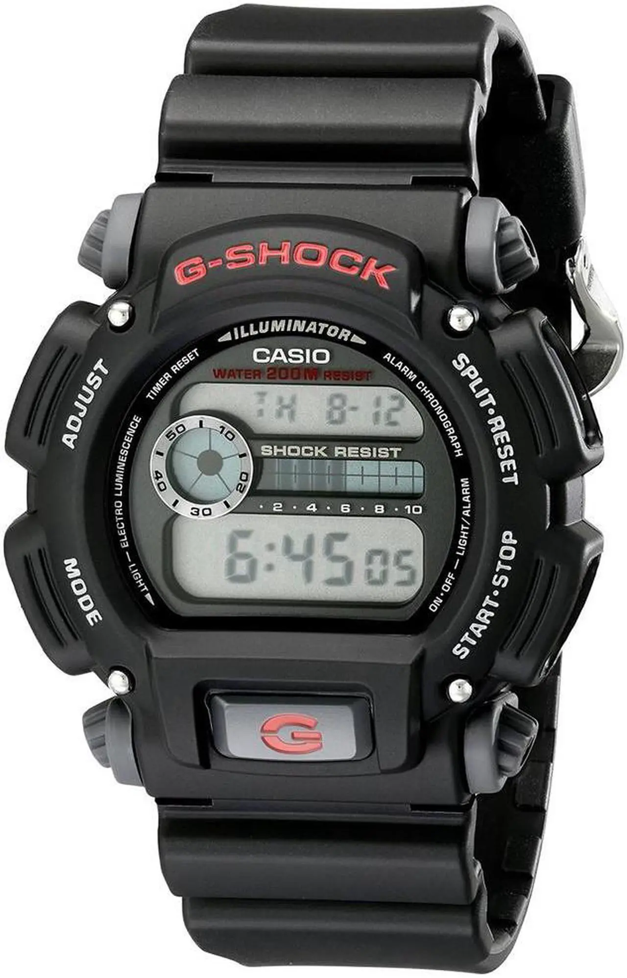 Alt view image 13 of 19 - CASIO DW-9052-1VCF G Shock Mens Watch Black