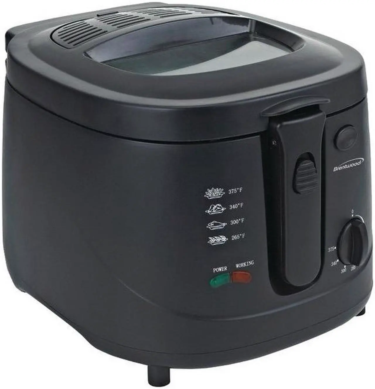 Alt view image 9 of 10 - Brentwood DF-725 2.5 Liter Deep Fryer