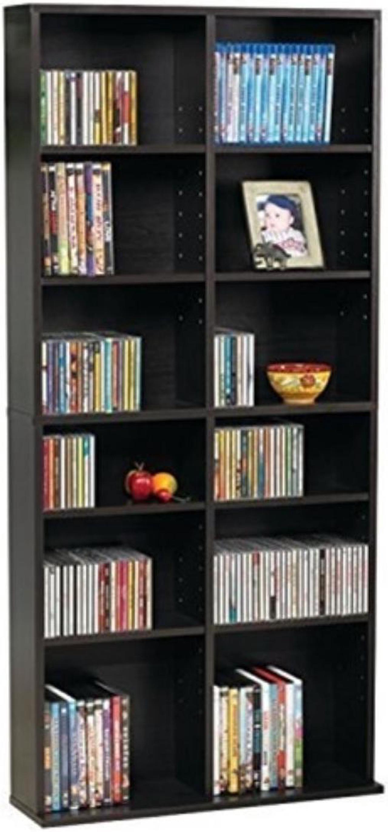 Alt view image 11 of 11 - Atlantic 38435719 Oskar 464 Media Cabinet - Espresso