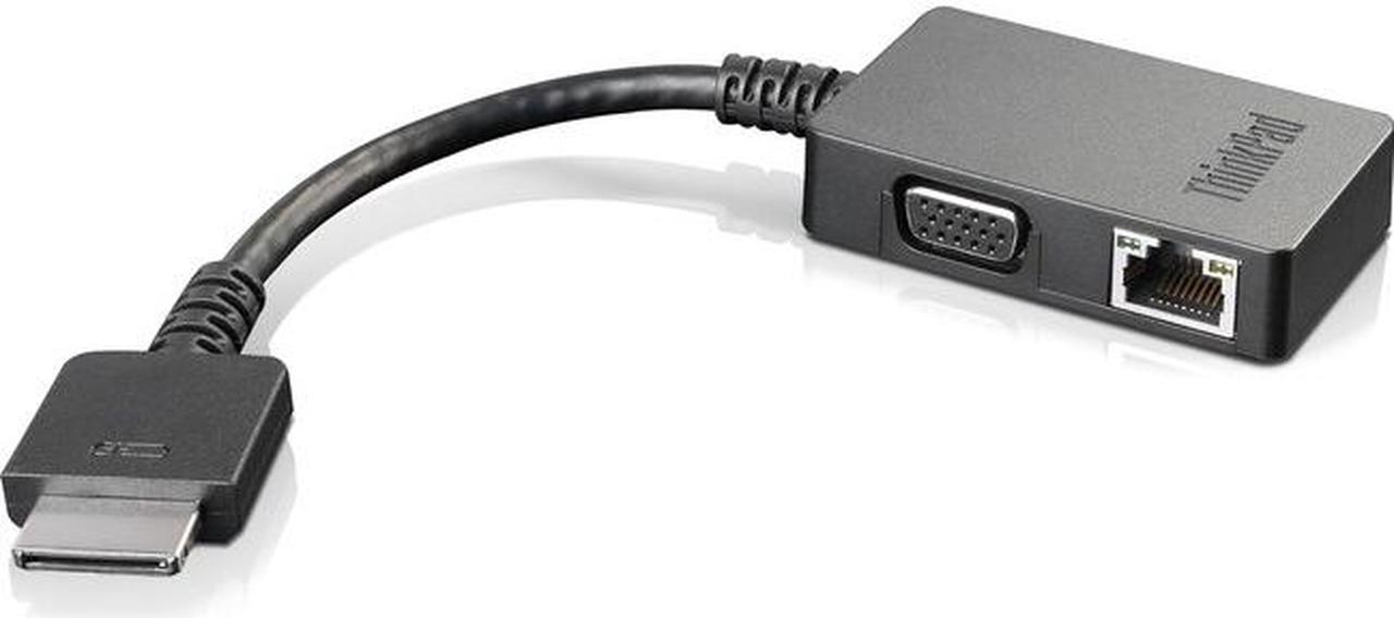 Lenovo 4X90J31060 OneLink+ to VGA/RJ45 Adapter