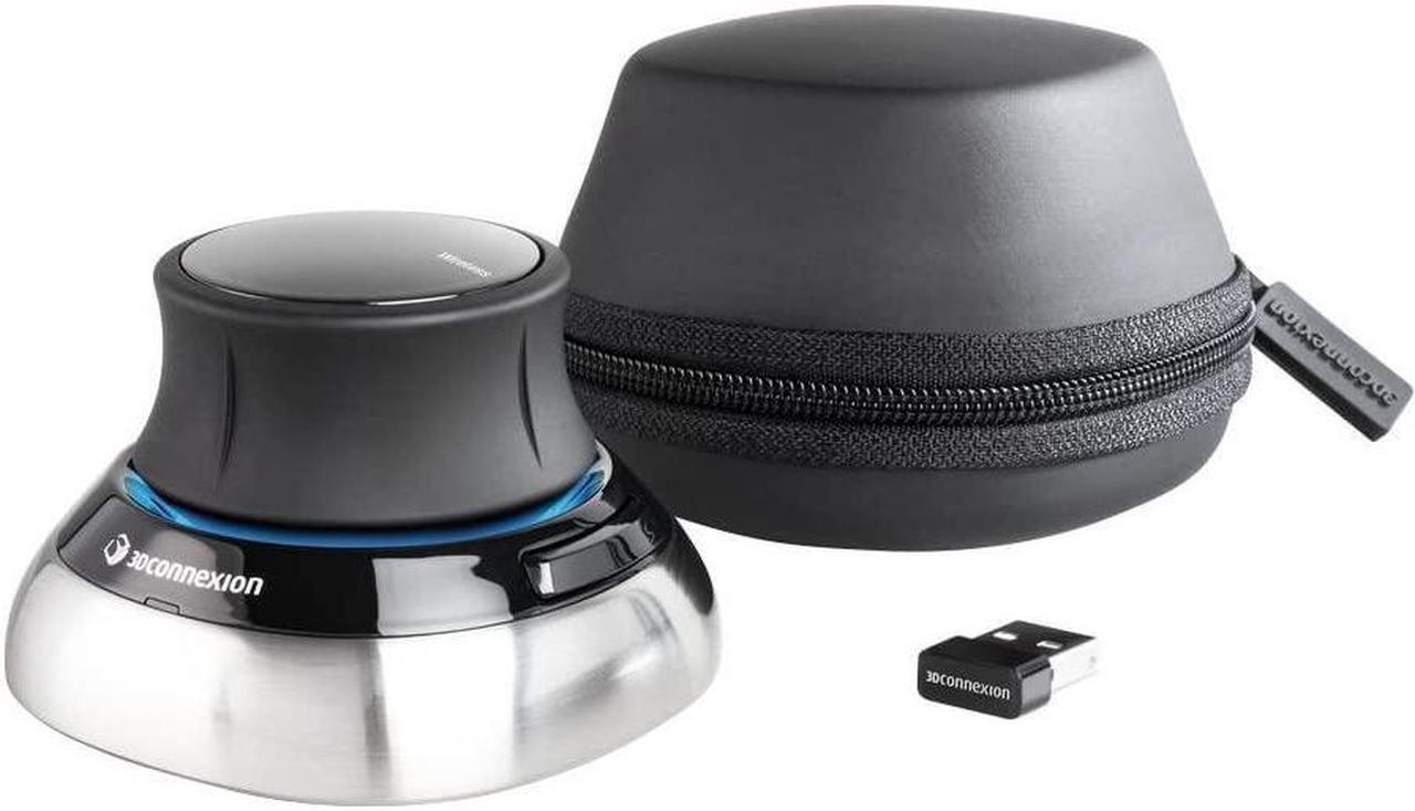 Alt view image 6 of 20 - 3Dconnexion SpaceMouse 3DX-700066 3D Mouse Black/Silver
