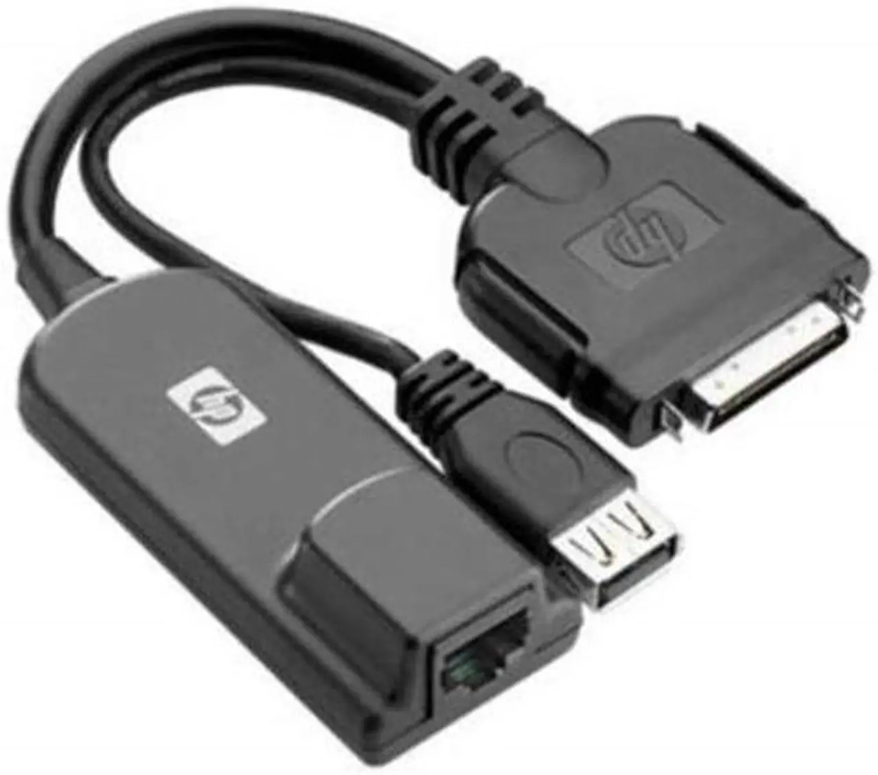 Main image of HP AF655A Keyboard / Video / Mouse (Kvm) Adapter - 36 Pin Suv Connector (M) To Usb, Rj-45 (F) (Pack Of 8) - For Proliant Dl160 Gen9, Dl180 Gen9, Dl580 Gen9, Dl80 Gen9