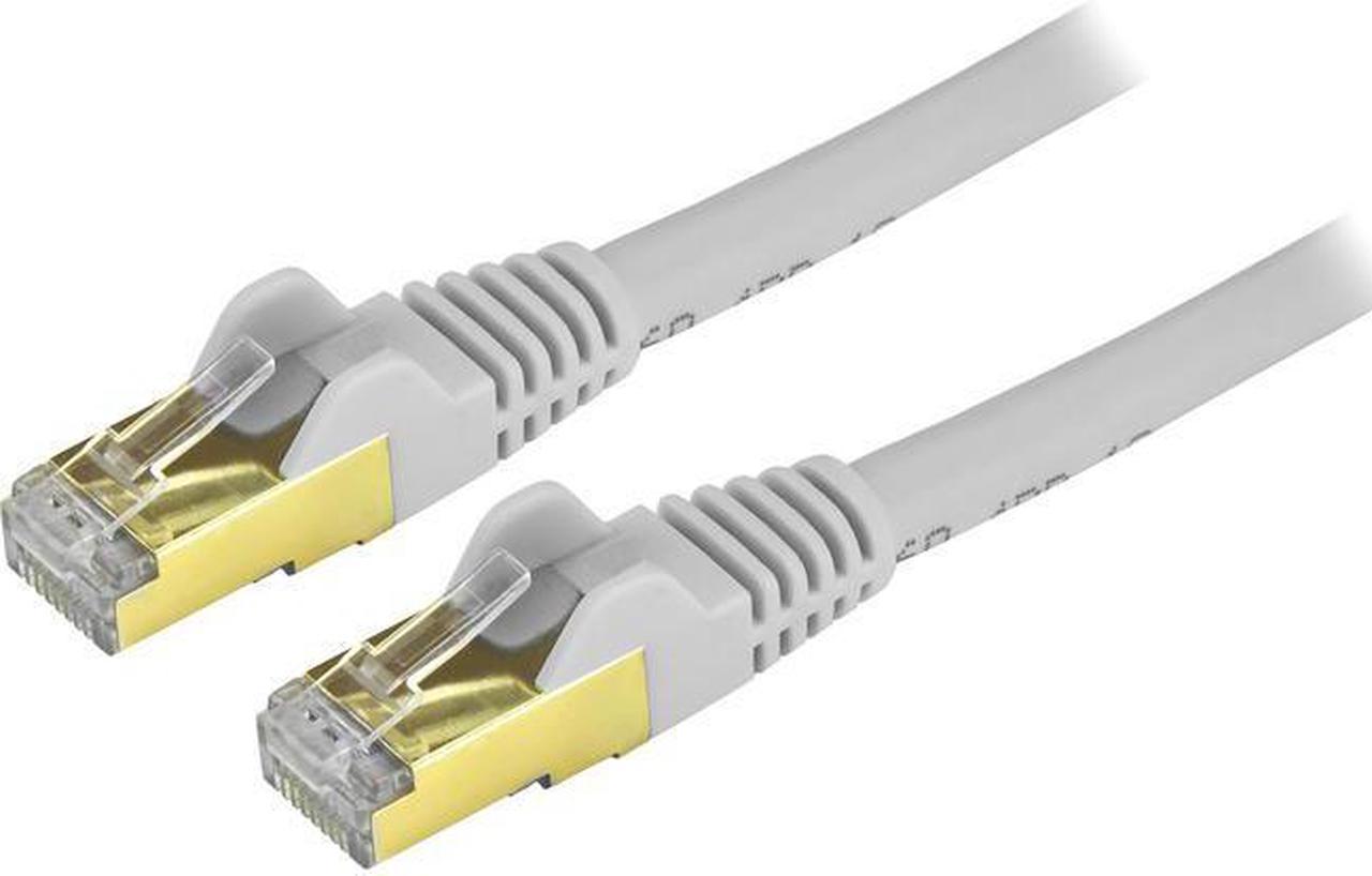 15FT CAT6A GRAY ETHERNET STP