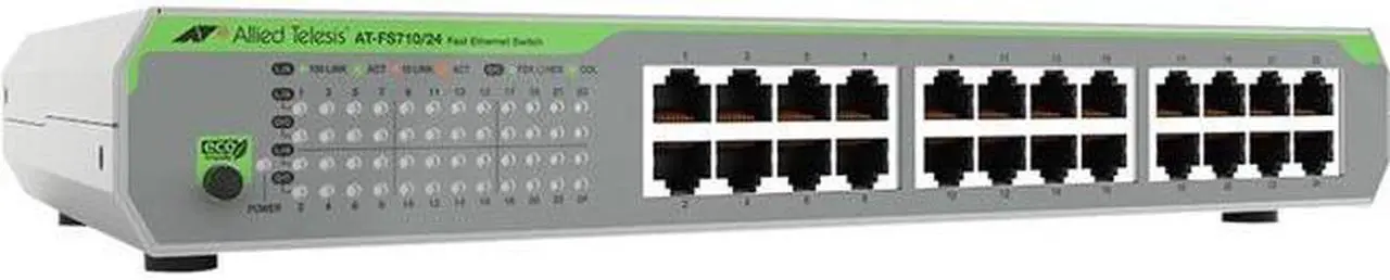 Alt view image 3 of 5 - Allied Telesis AT-FS710/24 Ethernet Switch
