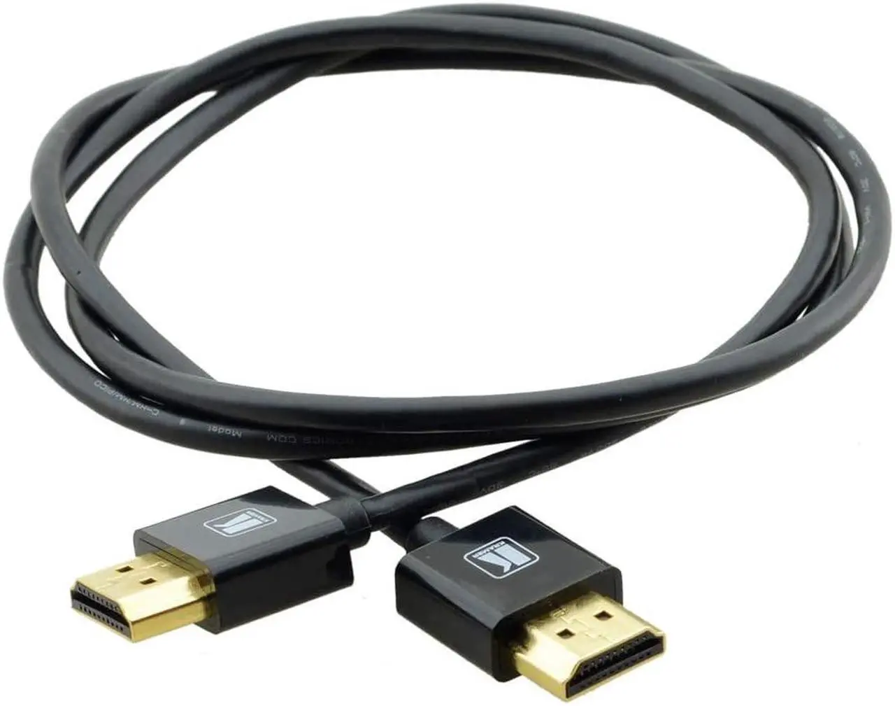 Alt view image 2 of 5 - Kramer Ultra Slim High-Speed Hdmi Flexible Cable With Ethernet - Black