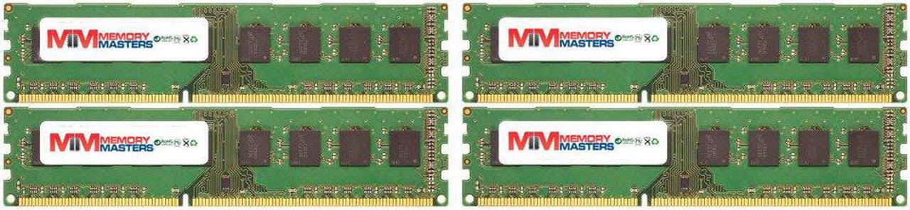 Main image of MemoryMasters 32GB (4x8GB) DDR3-1333MHz PC3-10600 NON-ECC UDIMM 2Rx8 Desktop Memory Module 1.5v