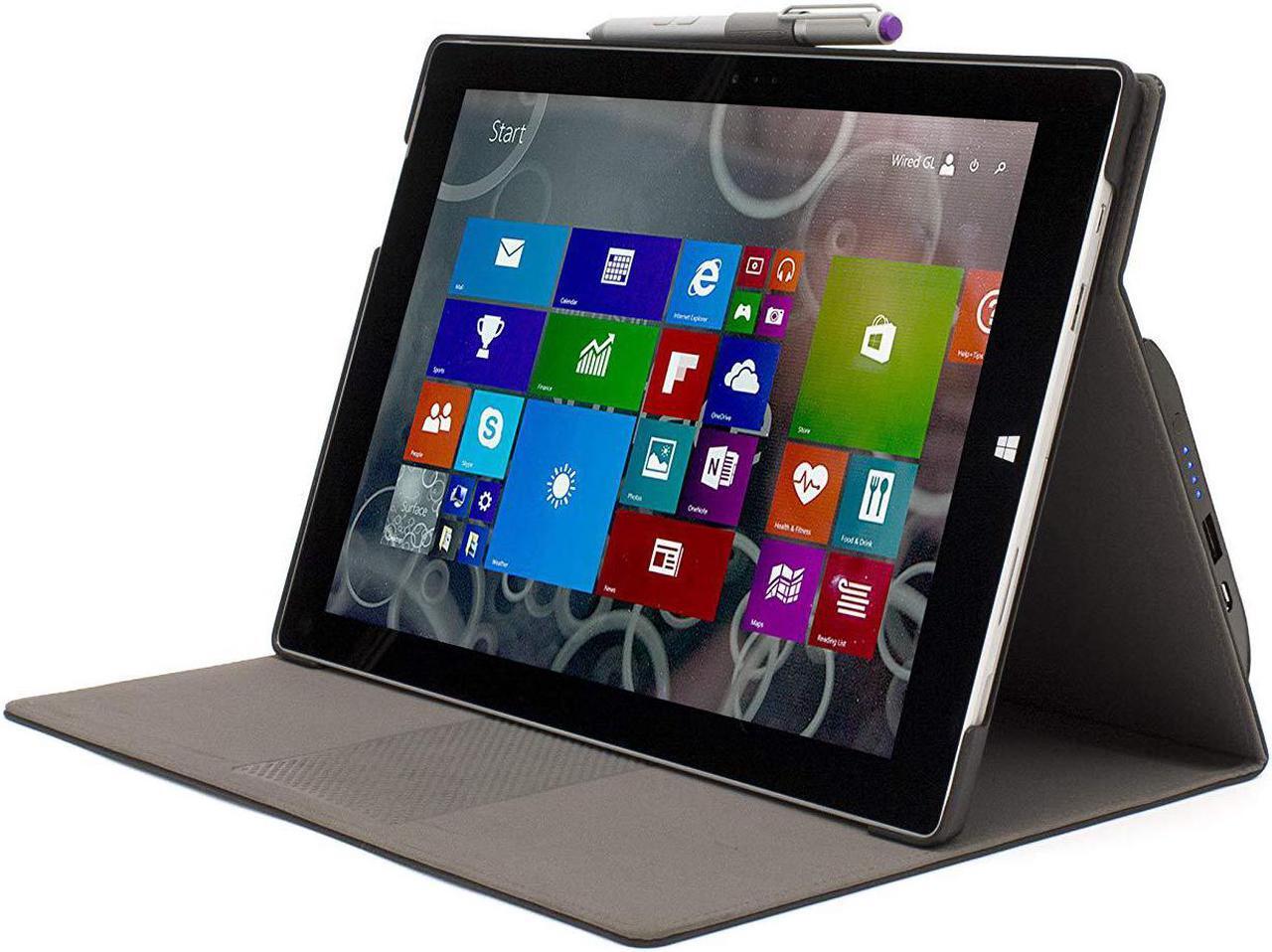 Alt view image 2 of 5 - M-Edge Sneak Power Carrying Case (Flip) for Tablet PC - Black