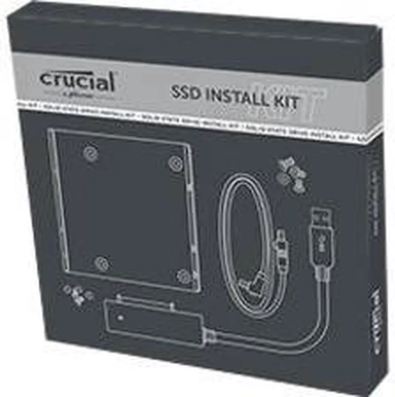 Alt view image 9 of 18 - Desktop Install Kit  2.5" Ssd