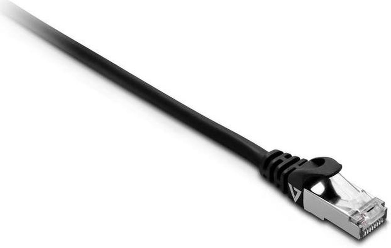 Alt view image 5 of 10 - V7-CABLES V7CAT7FSTP-1M-BLK-1E 3FT CAT7 FSTP BLACK PATCH CABLE
