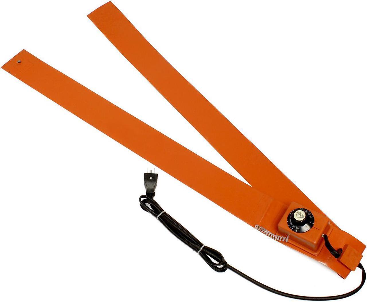 Alt view image 2 of 6 - BISupply | Silicone Heater Pad Electric Heat Wrap for Barrel 120V 1200W – 3x70”