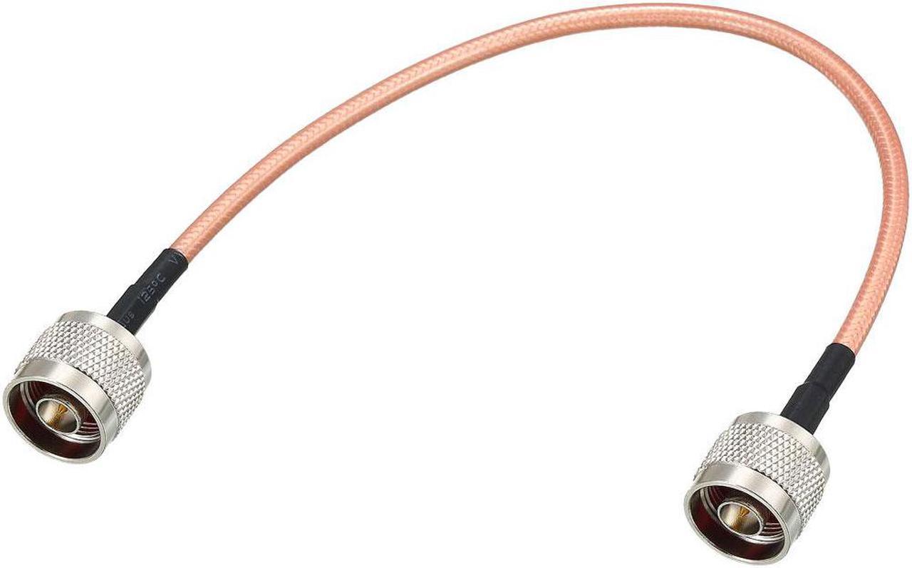 Low Loss RF Coaxial Cable Connection Coax Wire RG-142 N Male to N Male 30cm