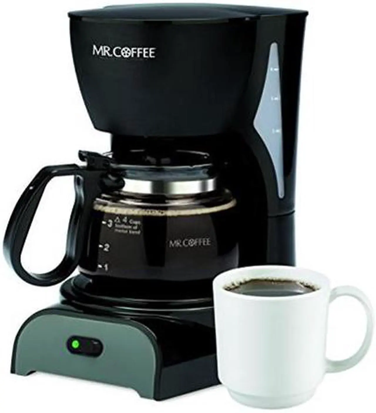 Alt view image 11 of 13 - MR.COFFEE DR5-NP 4-Cup Drip Coffeemaker - Black