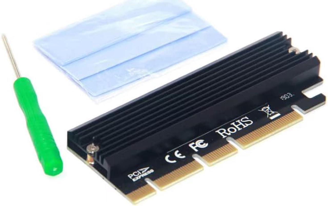 M.2 NVME Raiser PCIE to M2 Adapter PCI Express GEN3 High Speed Compatible PCIE X16 X8 X4 Slot LED Indicator for 2230 2280 M2 SSD