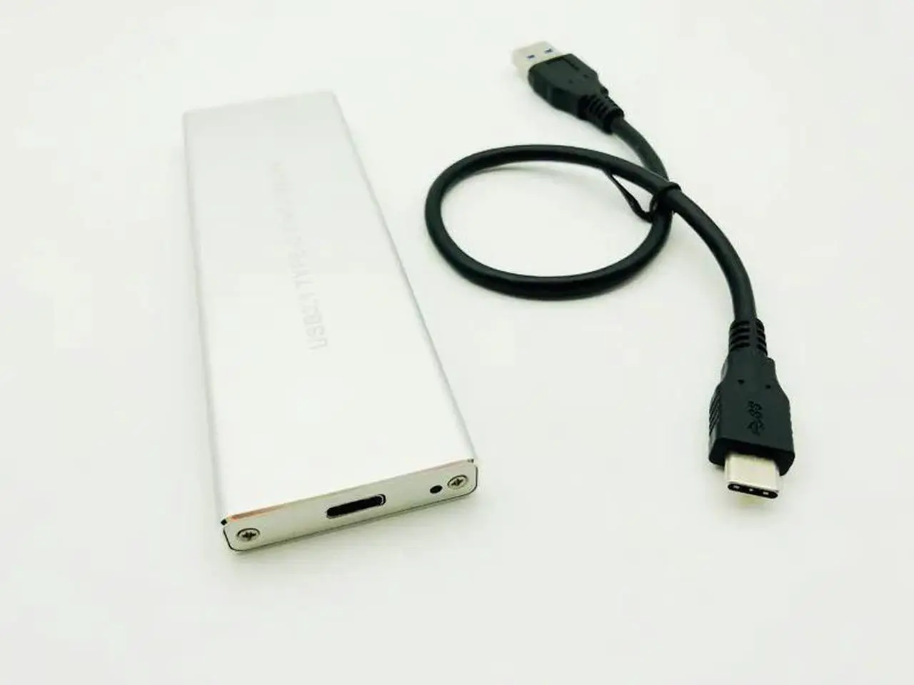 Alt view image 2 of 6 - USB3.1 HDD Case NVMe PCIE HDD Enclosure M.2 to USB Type C 3.1 M KEY SSD Hard Disk Drive Case External Mobile Box for Desktop PC