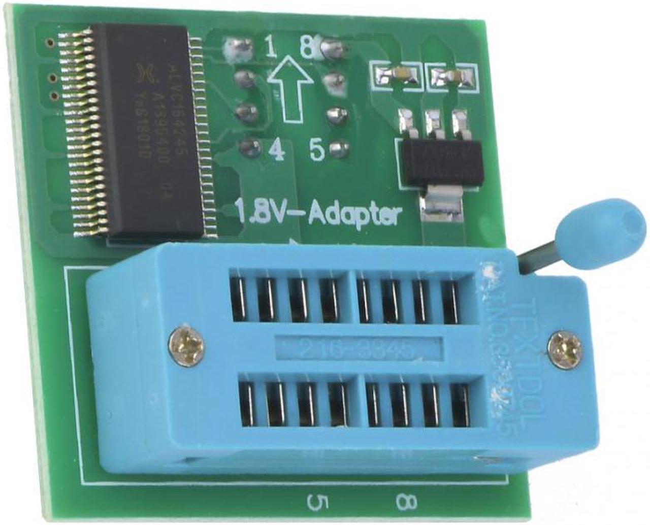 Alt view image 7 of 7 - 1.8V Adapter For Phone Motherboard SPI Flash SOP8 DIP8 W25 MX25 CH341 TL866CS Conversion for Mx25u5121e