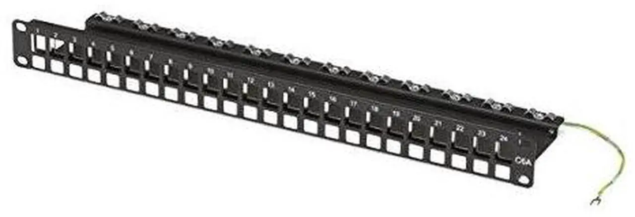 Alt view image 2 of 9 - PATCH PANEL - CAT6A, 1U, 24-PORT, GSA, TAA, 45 DAY STANDARD RETURN POLICY