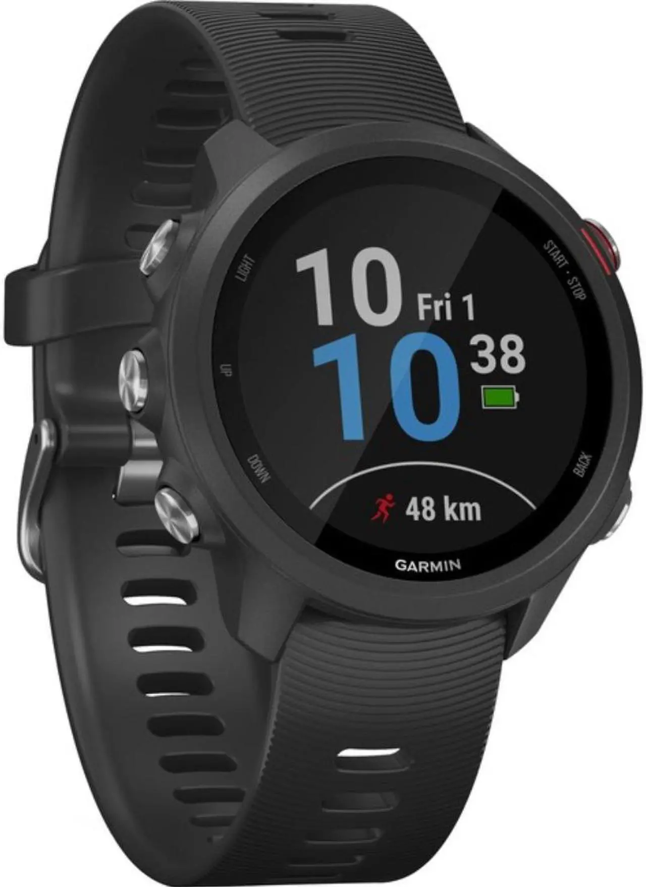 Alt view image 10 of 20 - Garmin Forerunner 245 Music Black Forerunner 245 Music GPS Running Smartwatch