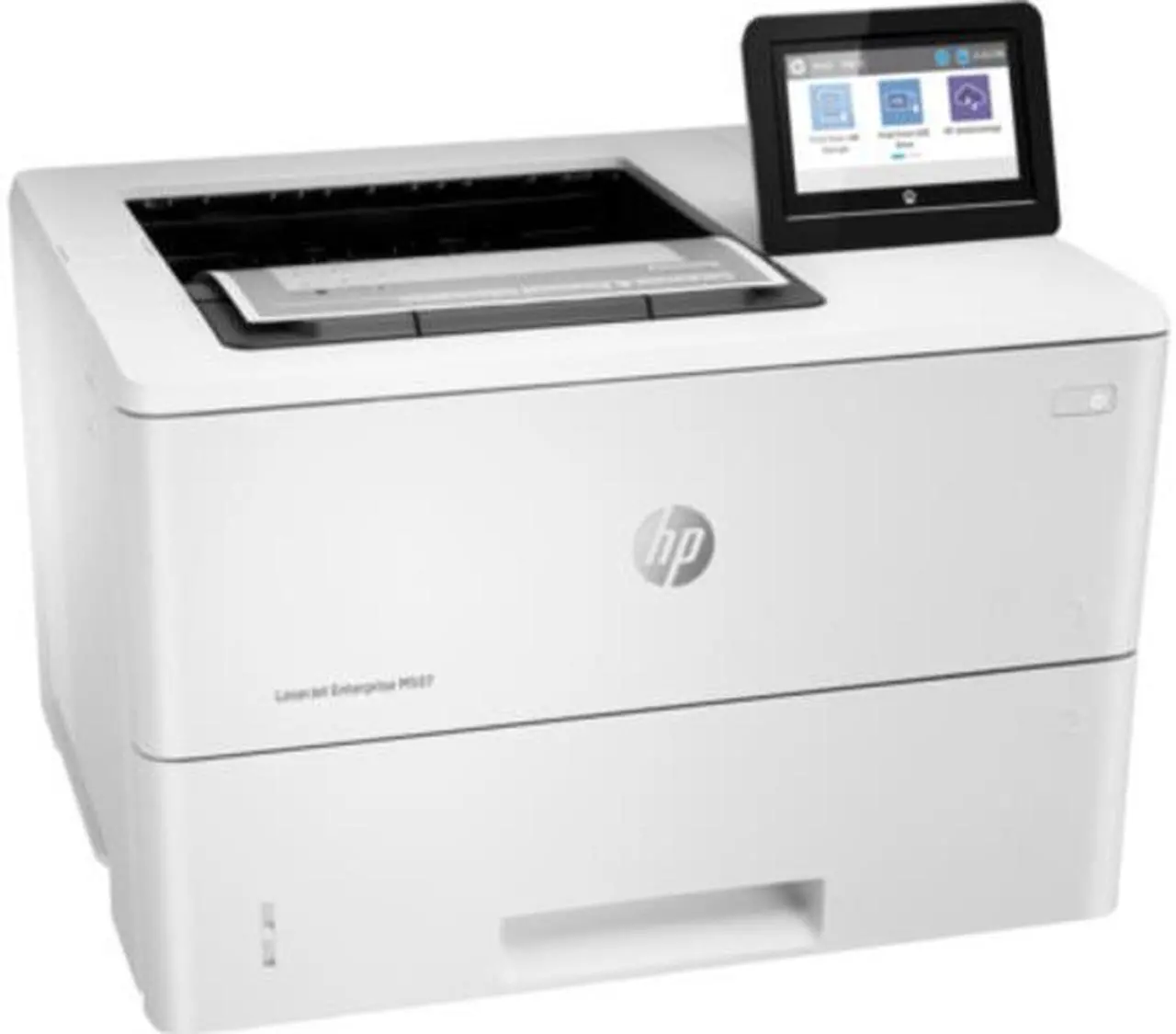 Main image of HP LaserJet Enterprise M507dng Workgroup ISO (letter): Up to 45 ppm
Duplex (letter): Up to 36 ipm Monochrome Ethernet (RJ-45) / USB Laser Printer