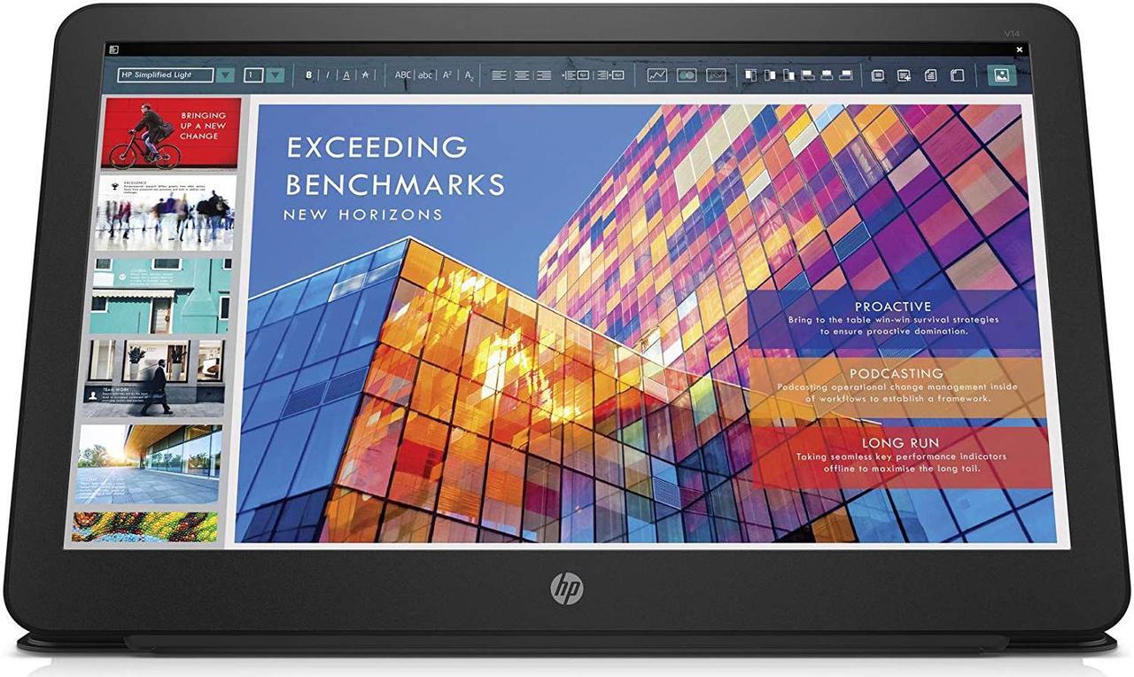 Alt view image 5 of 16 - HP Business V14 14" FullHD 1920x1080 25 ms LED LCD IPS Portable Monitor