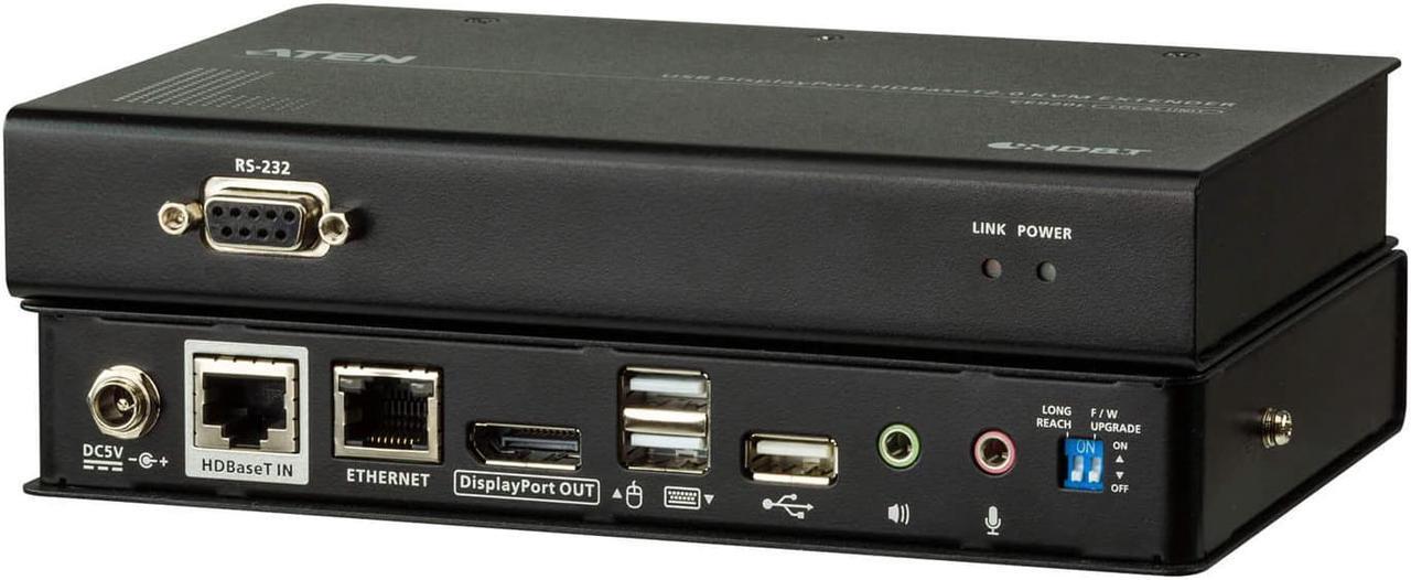 Alt view image 7 of 17 - ATEN USB DisplayPort HDBaseT 2.0 KVM Extender (4K@100m) CE920