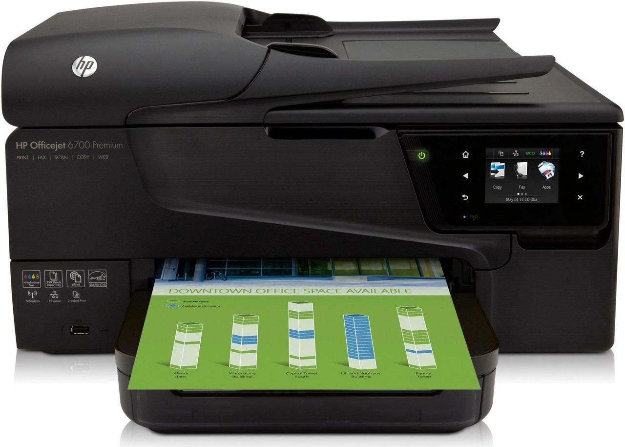 Main image of HP Officejet 6700 Premium e-All-in-One Wireless Color Photo Printer with Scanner, Copier and Fax