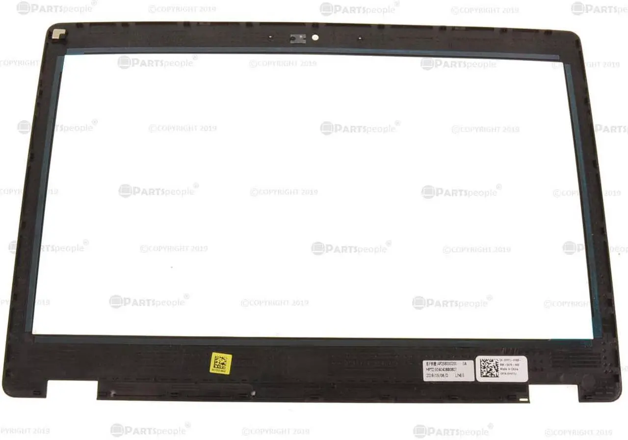 Alt view image 3 of 3 - Dell OEM Latitude 5290 Laptop 12.5" LCD Front Trim Cover Bezel Plastic NTS YHTTJ